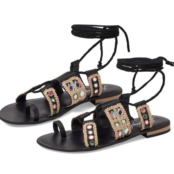 NWT Free People Mantra Mirror Sandals - 7.5 - Picture 7 of 12